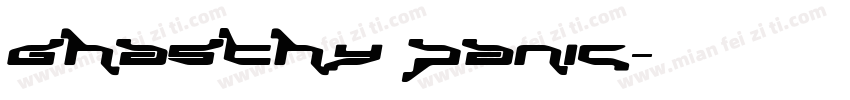 Ghasthy Panic字体转换